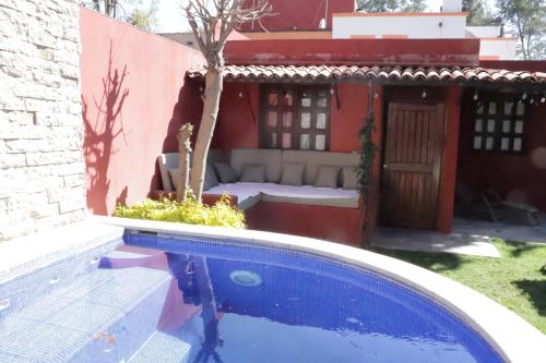Peldbaseins, Hacienda Bugambilias Boutique Colonial in Galindo