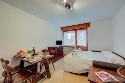 Studio Genzianella Ski In-Ski Out 100m - Happy Rentals