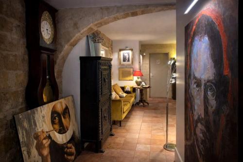 共用Lounge/電視區, La petite hostellerie in 於澤