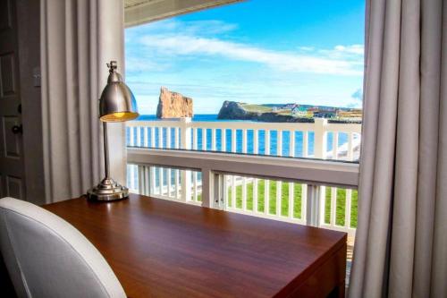 Udsigt, Hotel Les Trois Soeurs in Perce (QC)