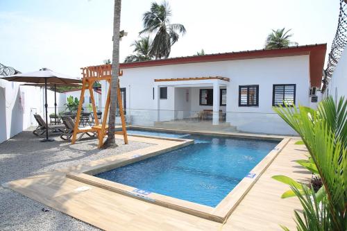 Jolissa Lodge AssinieVilla 3chbs-6prs-piscine in Assinie-Mafia