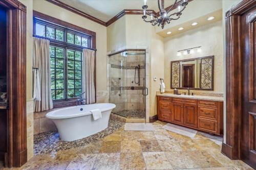 Experience luxury at Gold King Retreat, a large home in Breckenridge with a private hot tub in Warrior's Mark