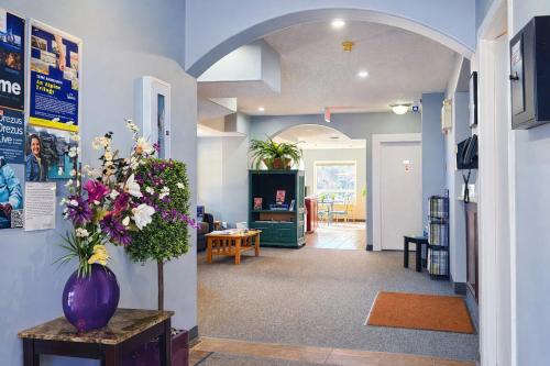 ロビー, マウンテン ビュー イン (Mountain View Inn) in キャンモア（AB）