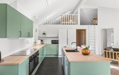 Kitchen, Awesome Home In Idestrup With Sauna in Idestrup