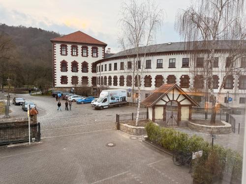 Erkély/terasz, Pension am Schloss in Meiningen