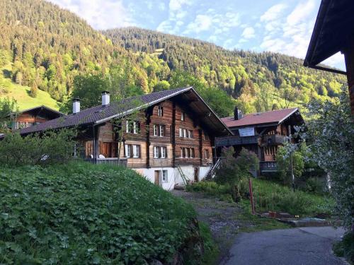 Garden, Swiss Mountain Chalet in Saxeten