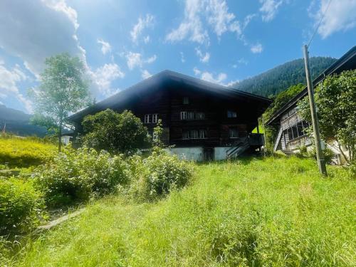 Garden, Swiss Mountain Chalet in Saxeten