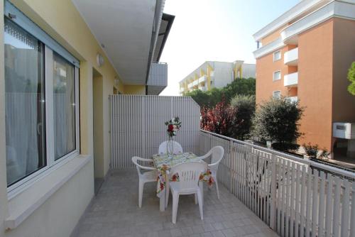 Colorful flat near the sea