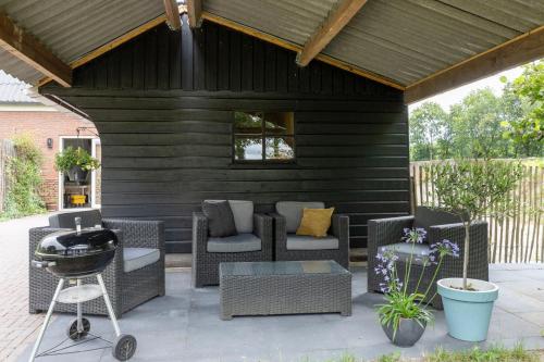 Erkély/terasz, Hoeve Koning Willem III in Frederiksoord