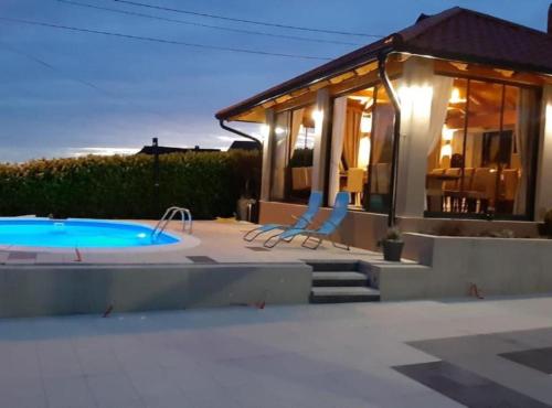 Swimming pool, Belajec Wine & Nature Retreat in Popovaca