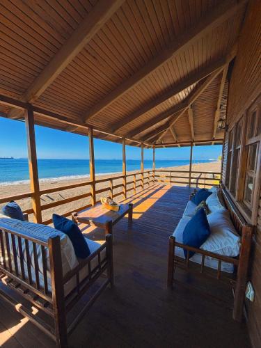 Izumi Lodge Wooden Beachfront Villa with Private Pool