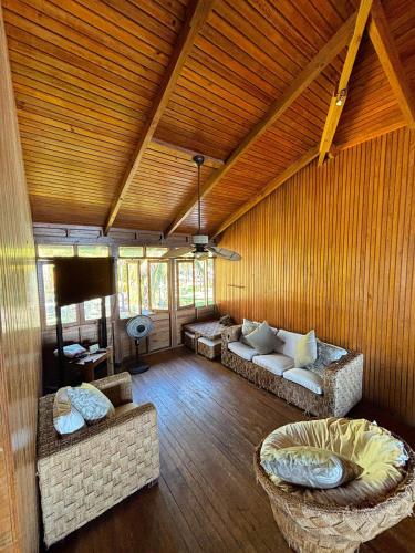 Izumi Lodge Wooden Beachfront Villa with Private Pool in Puerto Quetzal