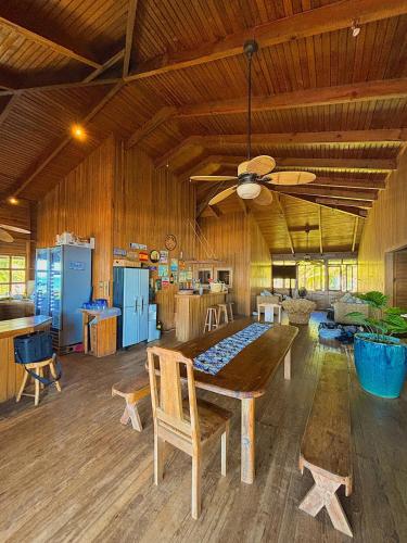 Izumi Lodge Wooden Beachfront Villa with Private Pool in Puerto Quetzal