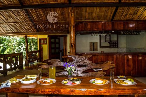 อาหารและเครื่องดื่ม, Ingaru Lodge & Reserve in เตนา