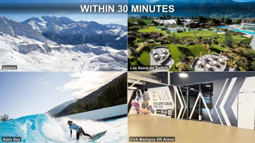 Bright studio Martigny - 30 min from Verbier - free parking in Martigny