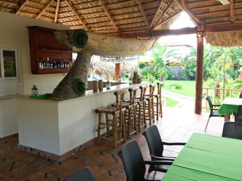 Krogs/atpūtas telpa, Las Galeras Hotel in Las Galeras