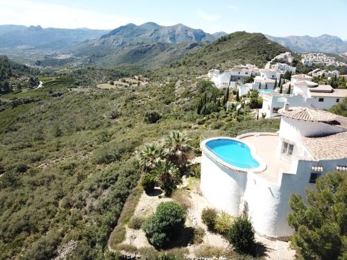 View, Casa Dali Spacious Hilltop Villa with Sea Views near Denia medium term stay in Monte Pego