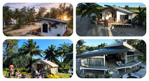 Exterior view of Eagle Bay Retreat Borneo Beach Villas Beach Front