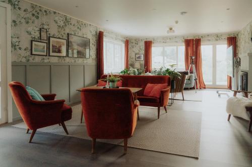 Спільний лаунж/ТБ зона, Villa Fjellheim in Йостедал