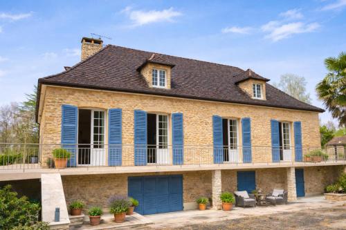 Viesnīcas āriene, Maison Serenite - Luxury Holiday Home with Pool in Dordogne in Marsales