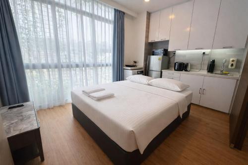 1 double bed, 1 sofa bed