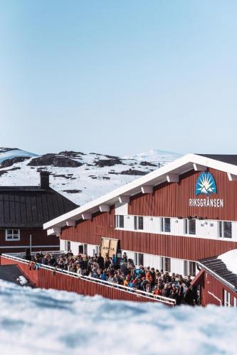 Viesnīcas āriene, Hotell Riksgränsen (Hotell Riksgransen) in Riksgransen