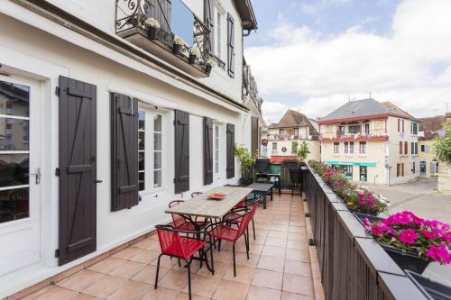陽台/露台, Appartement de caractère au cœur du centre ville avec très belle terrasse (Appartement de caractere au cœur du centre ville avec tres belle terrasse) in 薩利耶德貝阿爾恩鎮中心