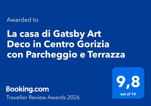  La casa di Gatsby Art Deco in Centro Gorizia con Parcheggio e Terrazza in Gorizia