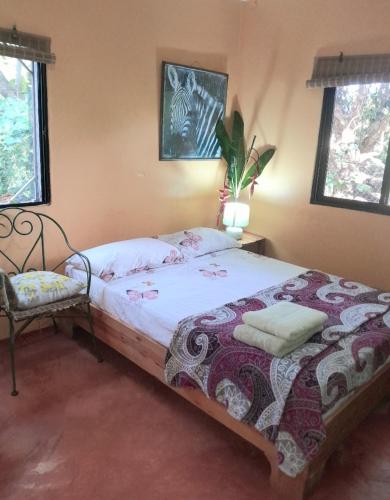 1 double bed