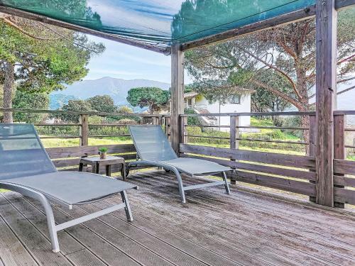 Balkons/terase, Holiday Home Chalet Terra Tramandera by Interhome in Sant'Andrea-d'Orcino
