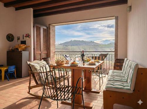 Balkons/terase, Casa Maria Rosa Charming Villa in the Heart of Monferrato in Mombercelli