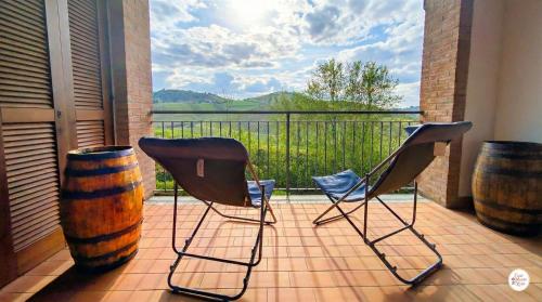 Balkons/terase, Casa Maria Rosa Charming Villa in the Heart of Monferrato in Mombercelli