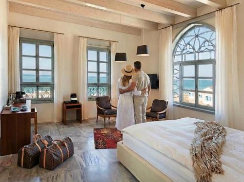 Bed, The Efendi Hotel in Acre