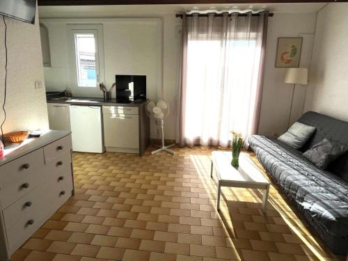 Studio Mezzanine 5 Pers, Terrasse Sud, Parking Privé - FR-1-607-67