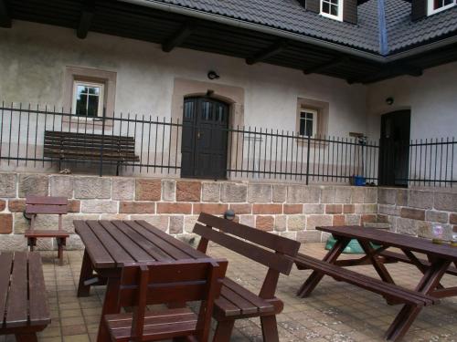 Balkons/terase, Apartment in Bohemian with Shared Pool in Vidochov