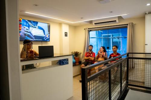 Lobby, Favela Hostel in Rocinha