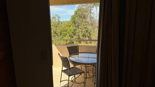 Balcony/terrace, Condominio Nautico Flat Service in Parque Termas de Caldas