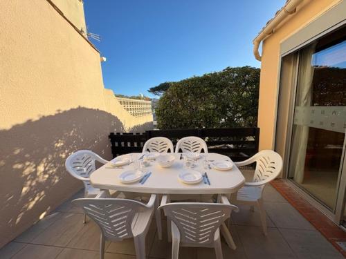 Villa T2+Mezzanine Climatisée 5/6P Proche Plage - FR-1-799-63