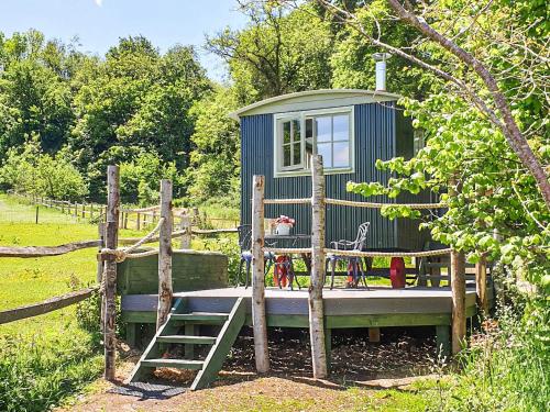 外觀, Dorset Alpaca Shepherd's Hut in 弗蘭普頓