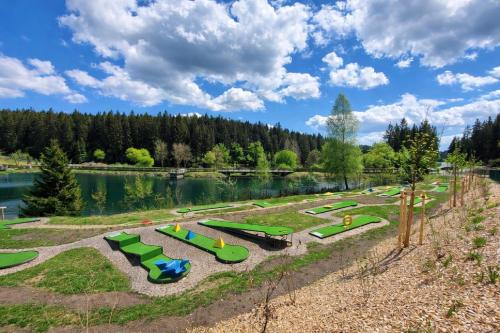 Ümbrus, Apartment Lale - Frankenwald, Waldblick & Rennsteig in Steinbach am Wald
