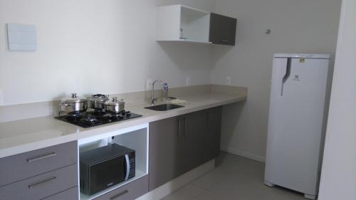 Kitchen, Loft Florianopolis no Campeche in Campeche