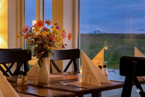 Étterem, Hotel Lækur in Hella