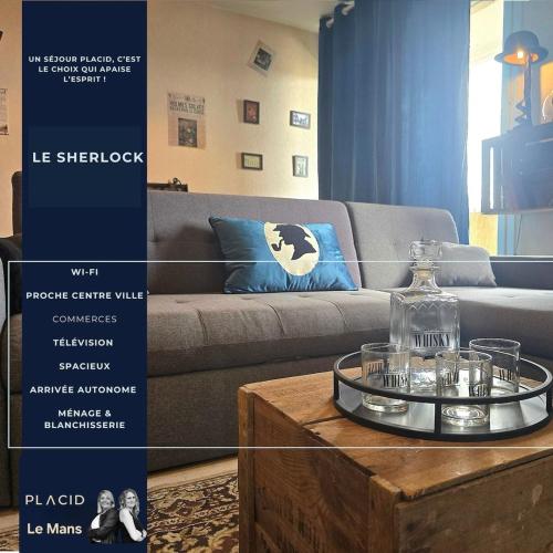 Le Sherlock 2 - balcon - original - Wifi - Location saisonnière - Le Mans