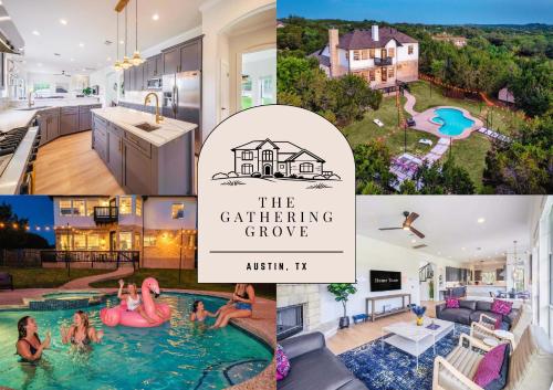 Austin Luxe Retreat Pool Spa Game Room Fire Pit – khách sạn tại Oak Hill