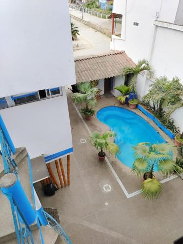 Peldbaseins, Hotel Piedra del Mar in Puerto Lopez