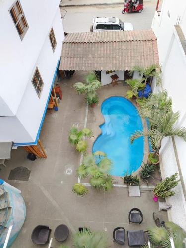 Peldbaseins, Hotel Piedra del Mar in Puerto Lopez