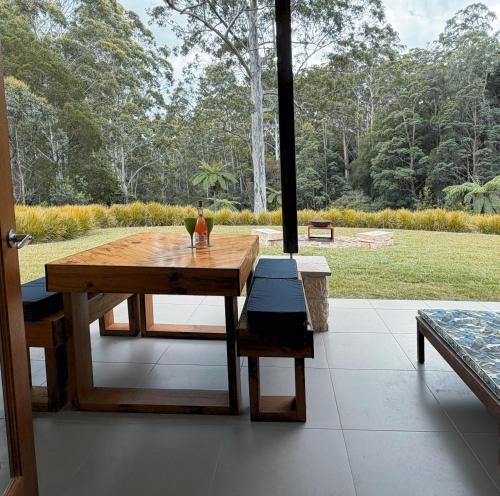 Kilátás, Coffs Coast Mountain Retreat Cabin 2 in Nana Glen