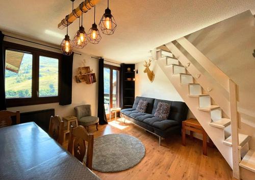 Résidence Balcons D'olympie - Appartement chaleureux pour 8 personnes avec vue sur les pistes MAE-4354