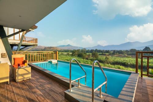 Balcony/terrace, The White Resort and Spa Pawna near Club Mahindra Tungi Resort