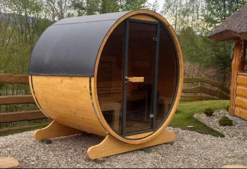 Сауна, Das Winzerhaus am Grassnitzberg in Шпільфельд